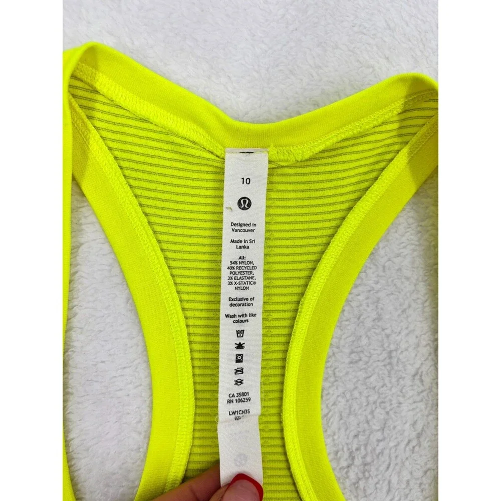 Lululemon Swiftly Tech Racerback 2.0 Race Length Tank Top Size 10‎